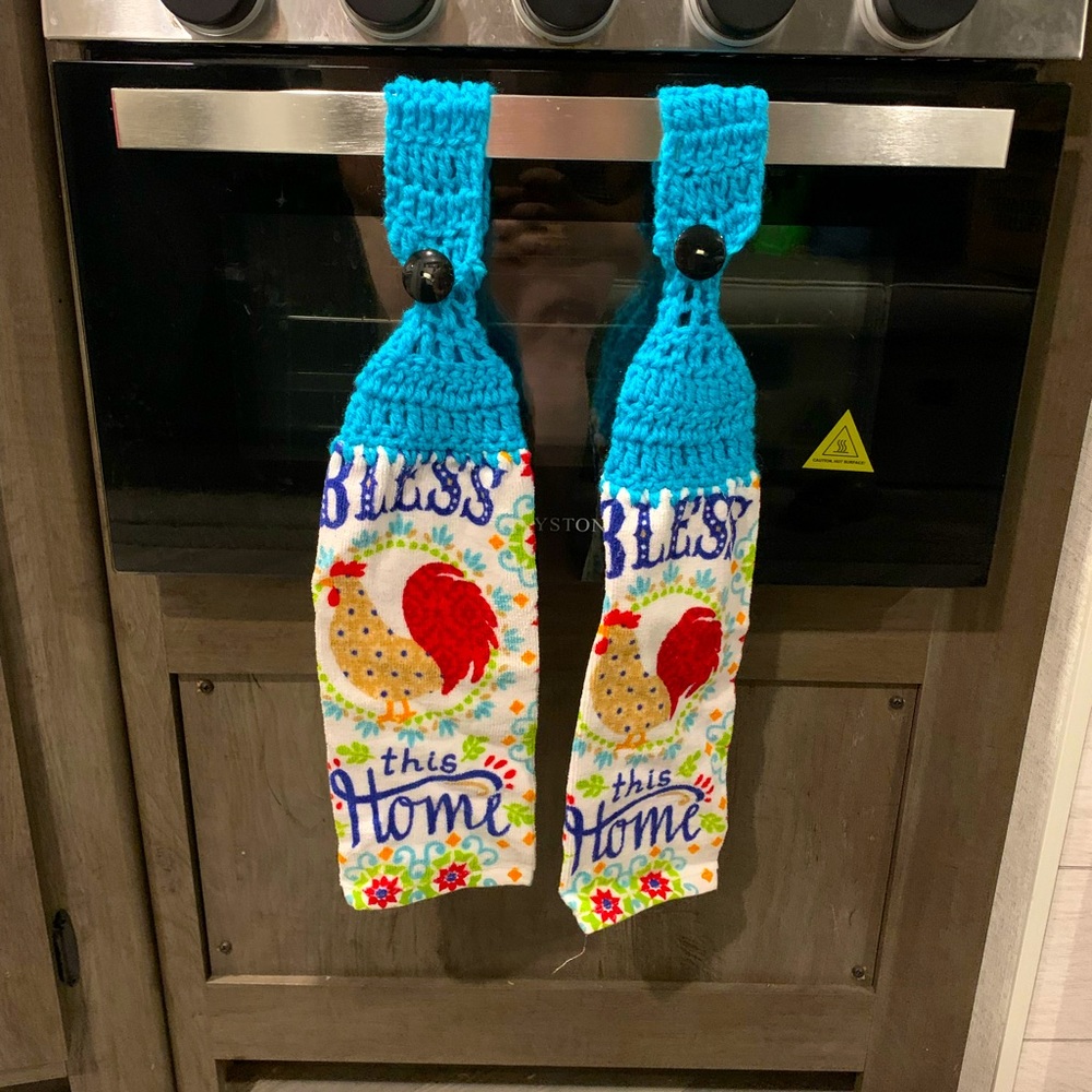3/$15 Bless This Home Handmade Hand-Towel Decor